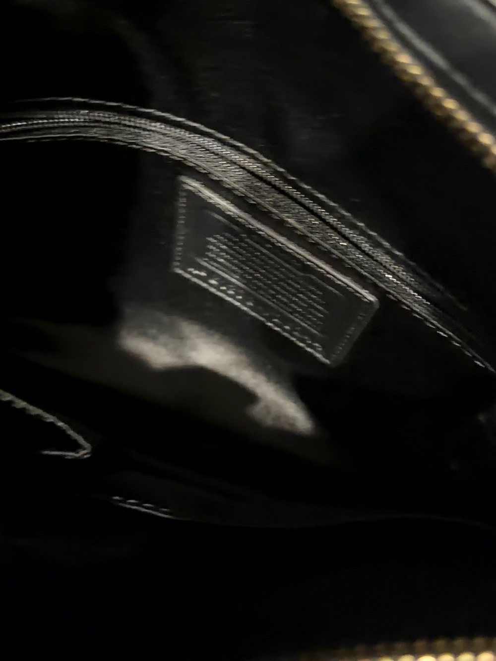 Coach Campbell metallic Signature Crossbody Bag with Front Buckle Pocket - Picture 4 of 9